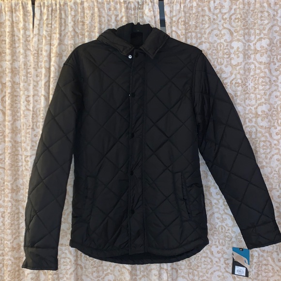Tony Hawk Jackets & Coats Nwt Tony Hawk Size M Black Quilted Jacket